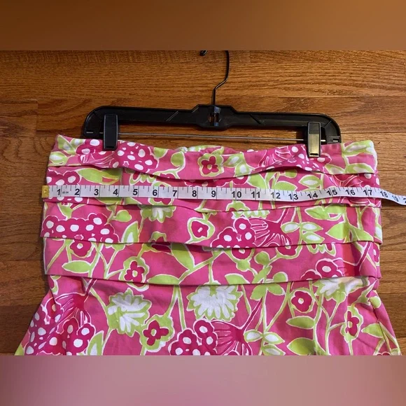 🌸Lilly Pulitzer Long Strapless Floral Maxi XL - Picture 10 of 12